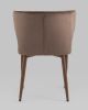 Стул Матео с кантом велюр коричневый ножки дерево
