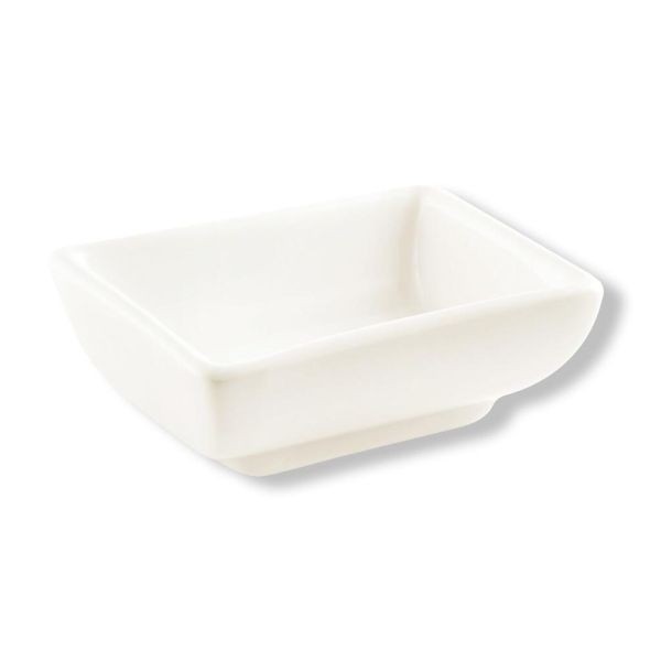 Соусник 40 мл 7,5*5,8 см h2,7 см белый фарфор P.L. Proff Cuisine [6]
