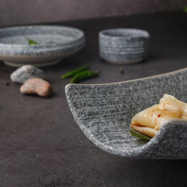 Блюдо прямоугольное 25*12*5,5 см Stone Untouched Taiga P.L. Proff Cuisine [1]