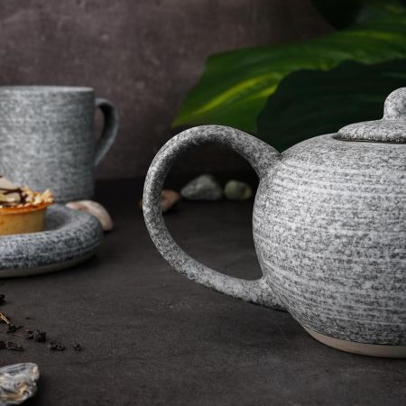 Чайник 830 мл с ситом d 13,4 см h12 см Stone Untouched Taiga P.L. Proff Cuisine [1]