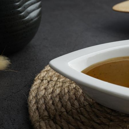 Соусник 20 мл 8*8 см h2,5 см Mini Mix треугольник белый фарфор P.L. Proff Cuisine [6]