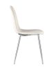 Стул Валенсия велюр кремовый хромированные ножки
