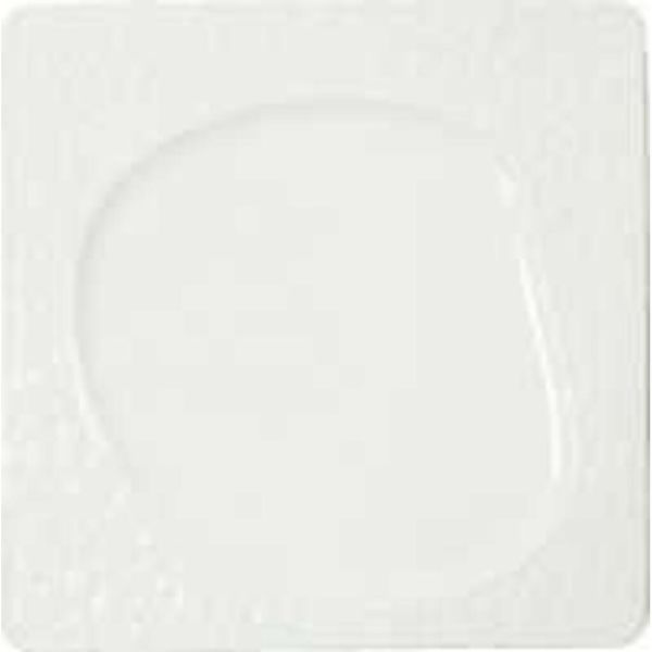 Тарелка 30,5*30,5 см квадратная Oyster белая фарфор P.L. Proff Cuisine [1]