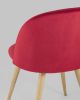 Стул Лион велюр красный