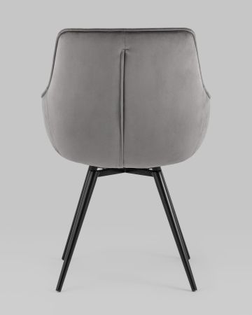 Стул вращающийся Сеул велюр темно-серый