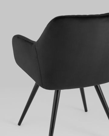 Стул вращающийся Дастин велюр черный