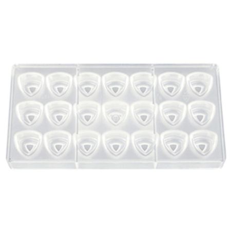 Форма для шоколада "Треугольник" 21 ячейка 28*20 мм, поликарбонат, P.L. Proff Cuisine