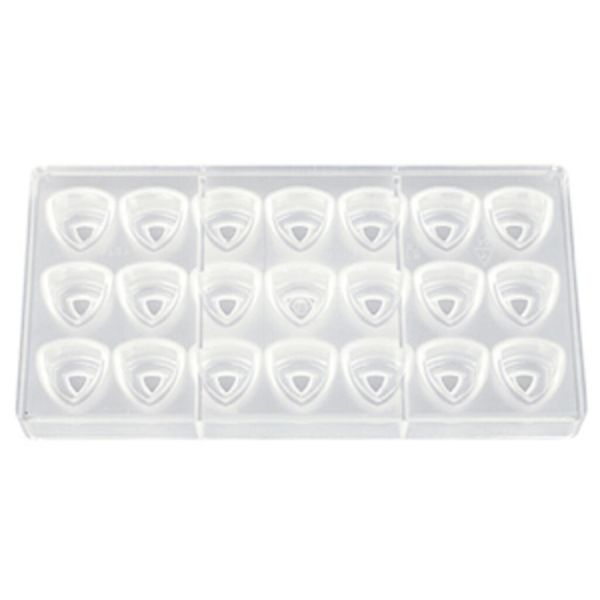 Форма для шоколада "Треугольник" 21 ячейка 28*20 мм, поликарбонат, P.L. Proff Cuisine