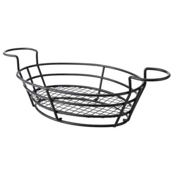 Корзинка для подачи 28*20*9,5 см, черная металл. SUNNEX