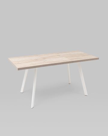Стол Plain 116-158*74 дуб Ан/белый