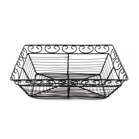 Корзинка для подачи 23*15*7,5 см черная металл P.L. Proff Cuisine