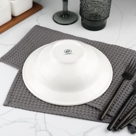 Тарелка глубокая 500 мл d 21 см h6,5 см белая фарфор P.L. Proff Cuisine [4]