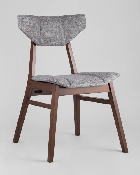 Стул обеденный TOR серый набор 4 шт. массив дерева