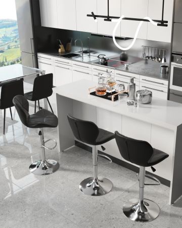 Стул барный Бон черный