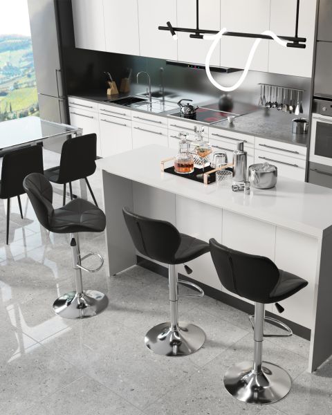 Стул барный Бон черный