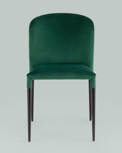 Стул Лори велюр зелёный