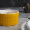 Соусник  80 мл 6,5 см Рамекин круглый желтый фарфор P.L. Proff Cuisine [10]