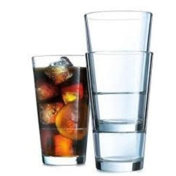 Стакан Хайбол 400 мл "Stack up" Tempered Glass d 8,2 см h14,3 см Cocktail&Beer Arcoroc [6]