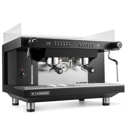 КОФЕМАШИНА - автомат SANREMO ZOE COMPACT SED 2 группы черная (бойлер 7 л) (164552)
