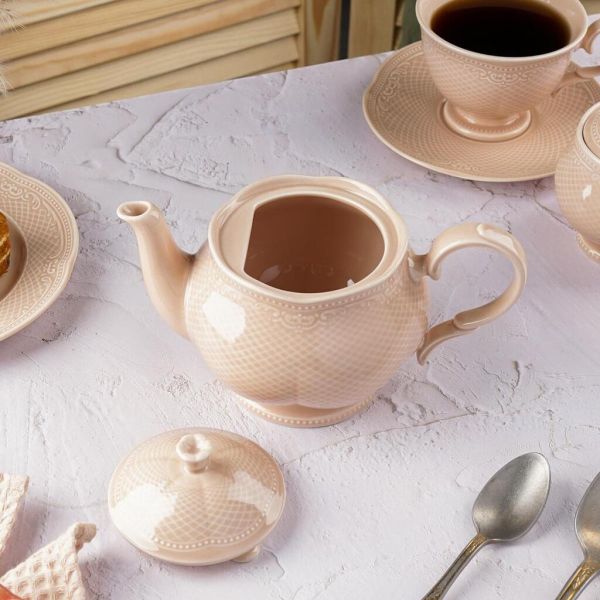 Чайник 600 мл d 12,4 см h9,5 см Aristocrat Peach Tea Noble [1]