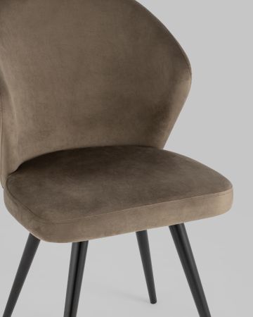 Стул Танго велюр коричневый