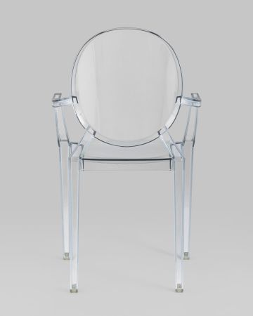 Стул Victoria Ghost с подлокотниками прозрачный