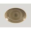 Овальная тарелка RAK Porcelain Twirl Alga 32*23 см