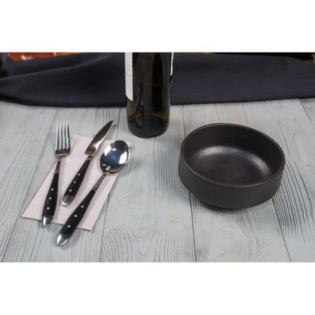 Салатник 500 мл d 15 см h5,5 см Smooth Black Raw Stellar P.L. Proff Cuisine [6]