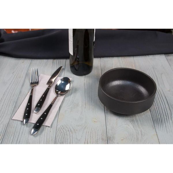 Салатник 500 мл d 15 см h5,5 см Smooth Black Raw Stellar P.L. Proff Cuisine [6]