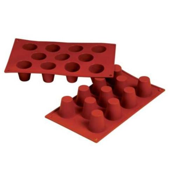 Форма силиконовая P.L. Proff Cuisine "Ром-баба" 11 ячеек d 45 мм, h 50 мм (30*17,5 см)