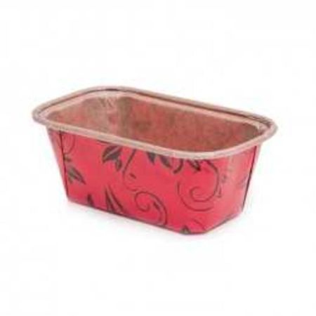 Форма для выпекания бумажная ламинированная, 8*4*4 см, фуксия, 600 шт