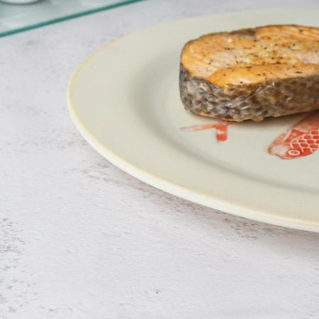 Тарелка d 27,3 см h2 см Red Fish Gray Frutti di Mare P.L. [6]