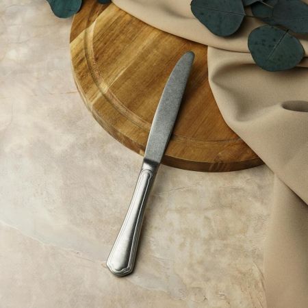 Нож столовый 23 см матовый серый цвет Vintage Style Noble [12]