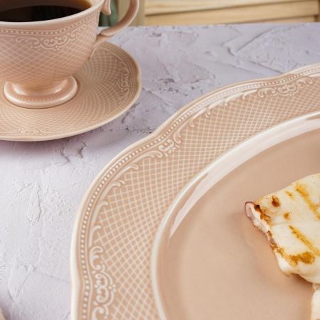 Блюдо овальное 36,5*27,2 см h2,8 см Aristocrat Peach Tea Noble [1]