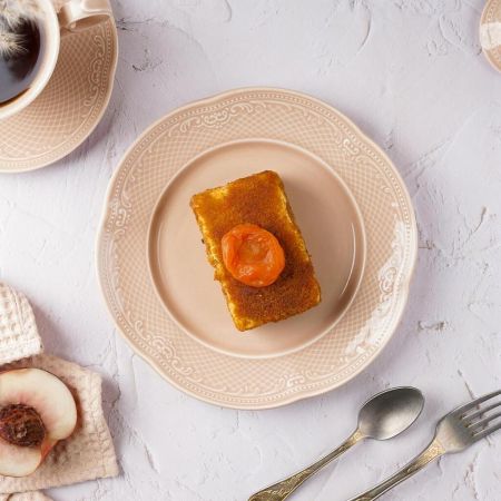 Тарелка d 21 см h2,5 см Aristocrat Peach Tea Noble [6]