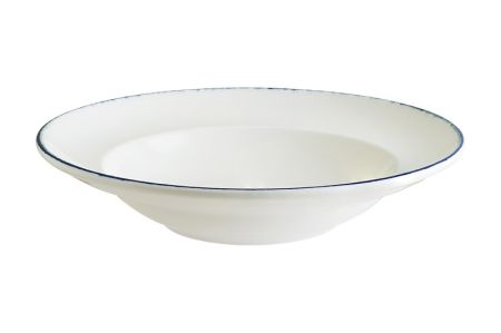 Тарелка для пасты d=300 мм.  550 мл. Ретро синий край, форма Гурмэ Bonna /1/6/258/ ВДОХНОВЕНИЕ