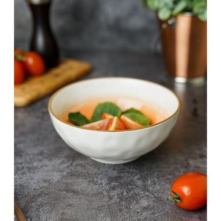 Салатник 510 мл d 15 см h6 см оранжевый фарфор "The Sun Eco" P.L. Proff Cuisine [6]