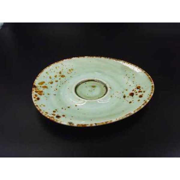 Блюдце 17*15 см кофейное для чашки арт. 71047031 Organica Green P.L. Proff Cuisine [6]