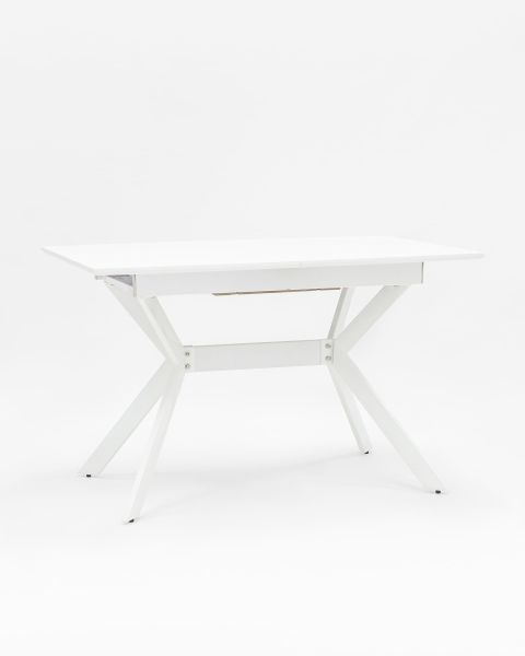 Стол обеденный Орландо раскладной 120-160*80 белый