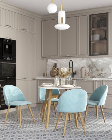 Стол обеденный Target 80*80 белый ножки массив бука