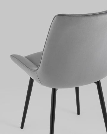 Стул Дарвин велюр тёмно-серый