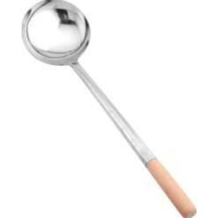 Половник  0,32 л "Китайский" 13,5*14,3 см h3,7 см l 51,5 см нерж. с дерев. ручкой P.L. Proff Cuisine