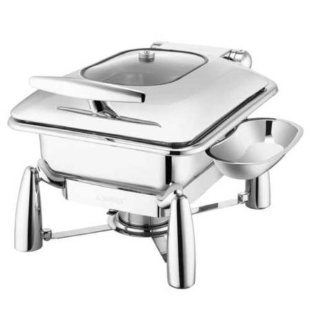 Мармит 4,5 л 1/2*65 с откидной крышкой и окном SUNNEX