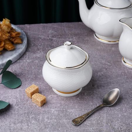 Сахарница 180 мл d 10,2 см h8 см Gold Aristocrat Noble [1]