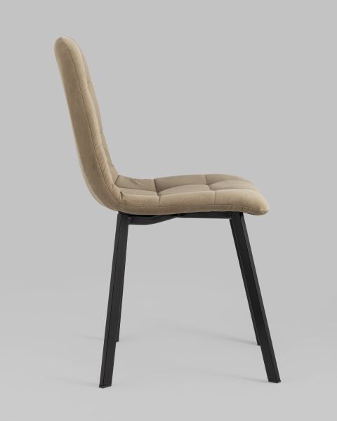 Стул Oliver Square велюр капучино