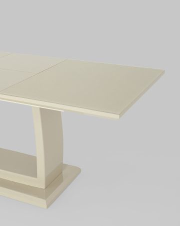 Стол обеденный Орлеан раскладной 160-215*90 бежевый