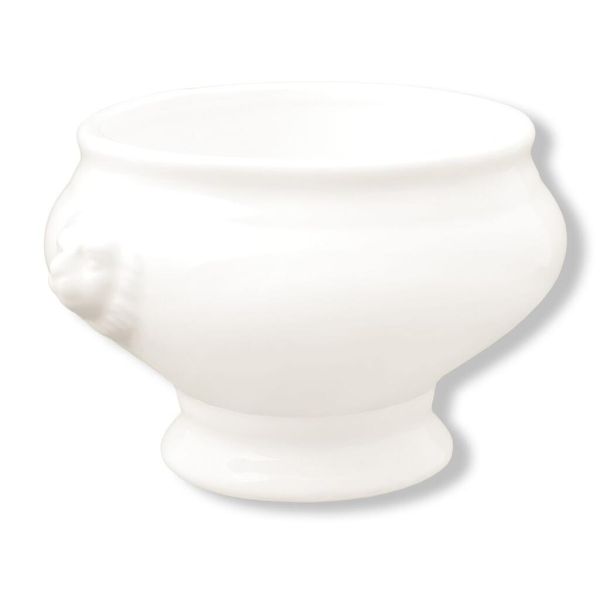 Бульонница 450 мл d 11 см h10,5 см белая фарфор горшочек "Лев" P.L. Proff Cuisine [3]