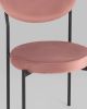 Стул Барбара NEW велюр пыльно-розовый