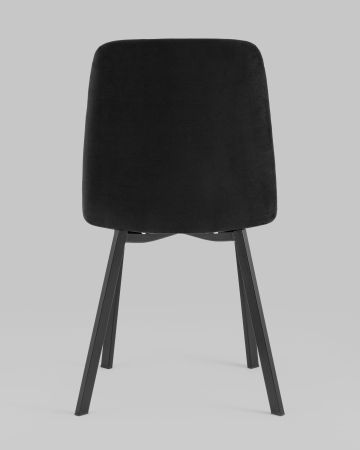 Стул Oliver Square велюр черный