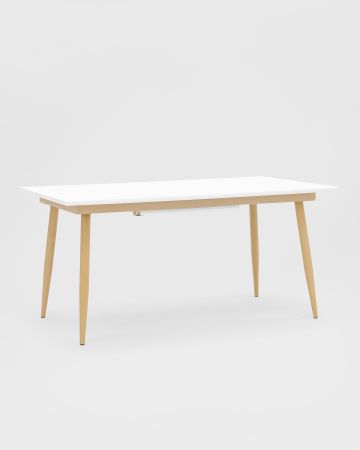 Стол обеденный Стокгольм раскладной 160-220*90 белый